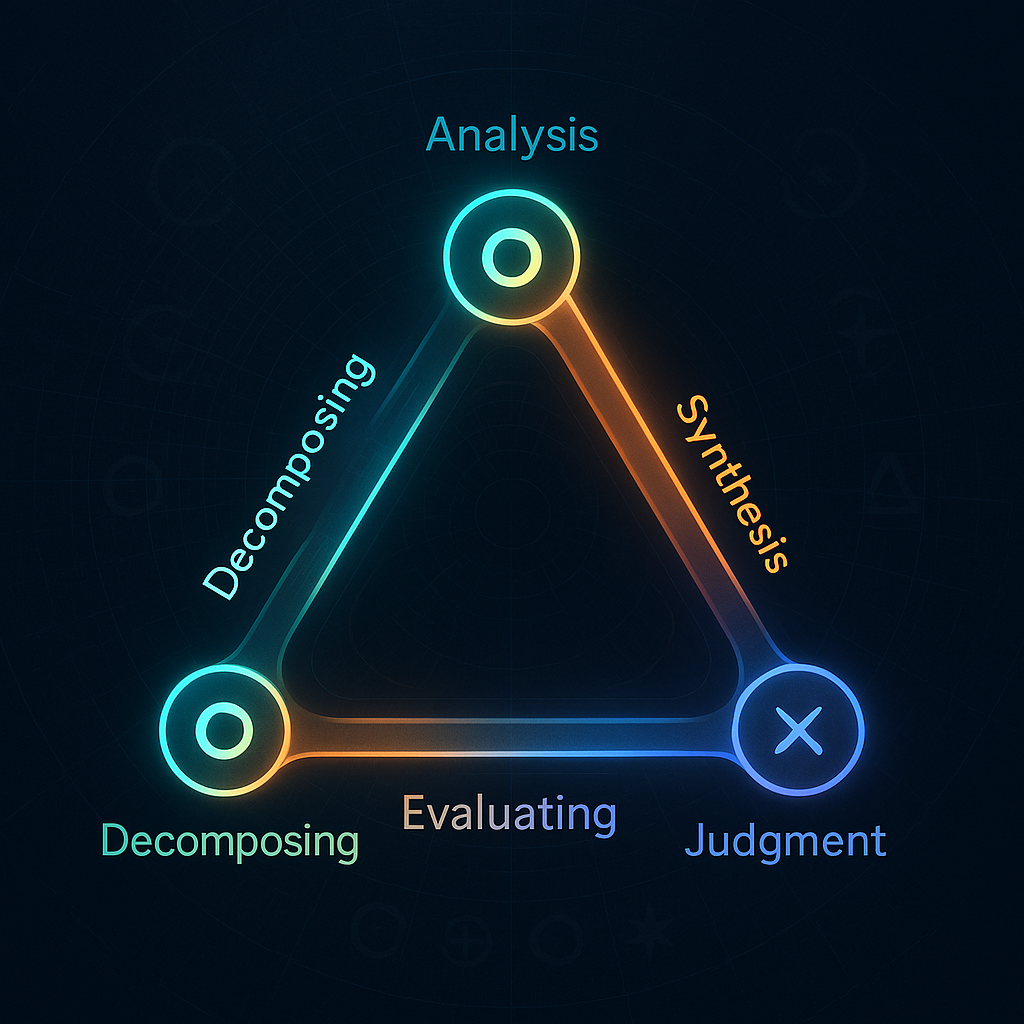 Symbolic triad of higher UNNS operators—depicting recursive alignment, spectral symmetry, and dimensional emergence. Geometric motifs suggest operator fusion and attractor layering within the substrate.